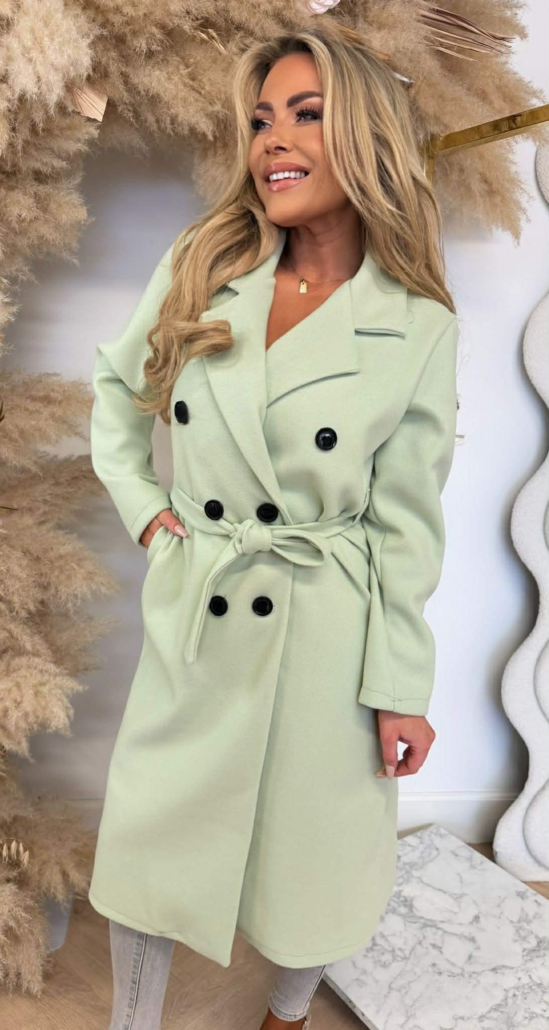 TRENCH COAT MENTHE