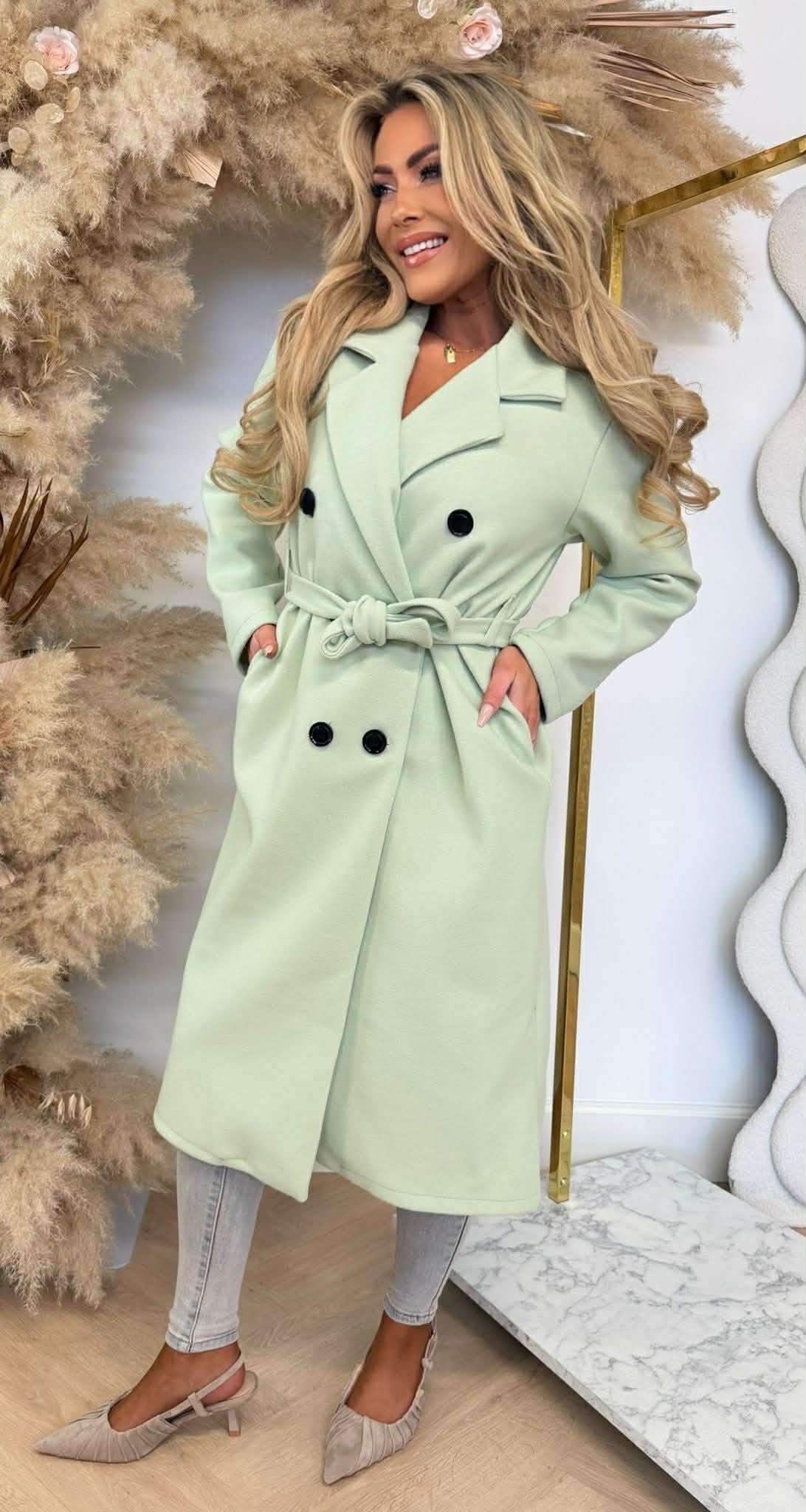 TRENCH COAT MENTHE