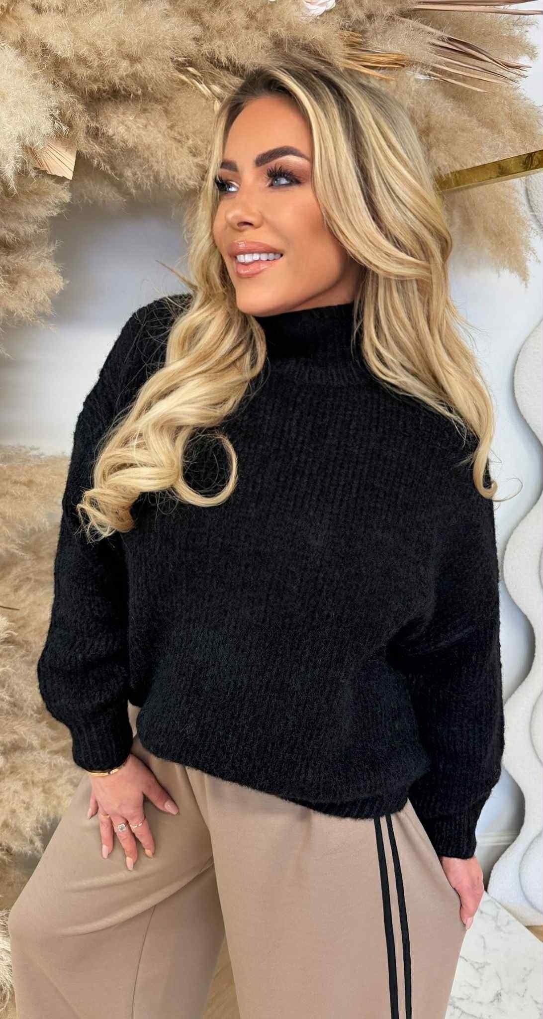 PULL BASIQUE COL ROULÉ 165 BLACK