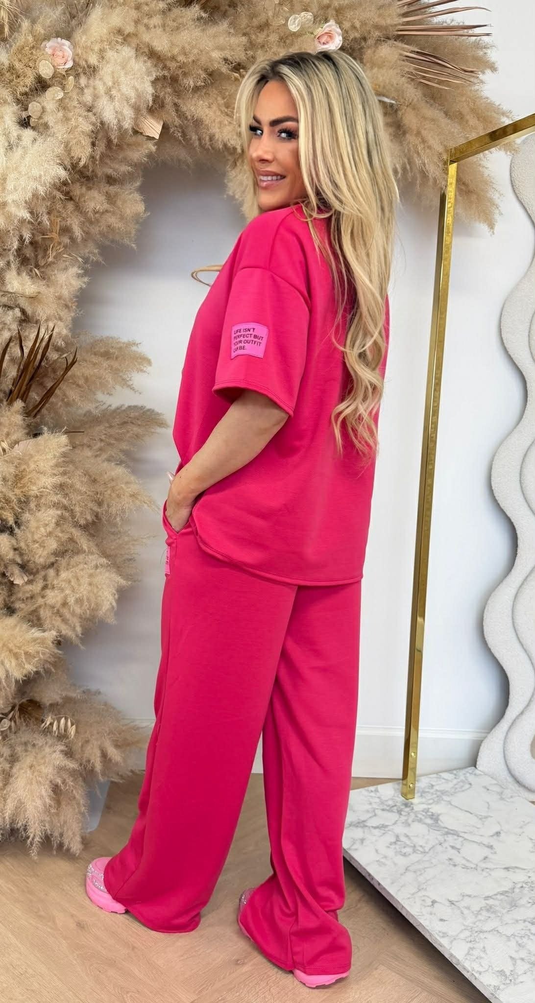 VIRALES Langes EMBLEMSE-SET FUCHSIA