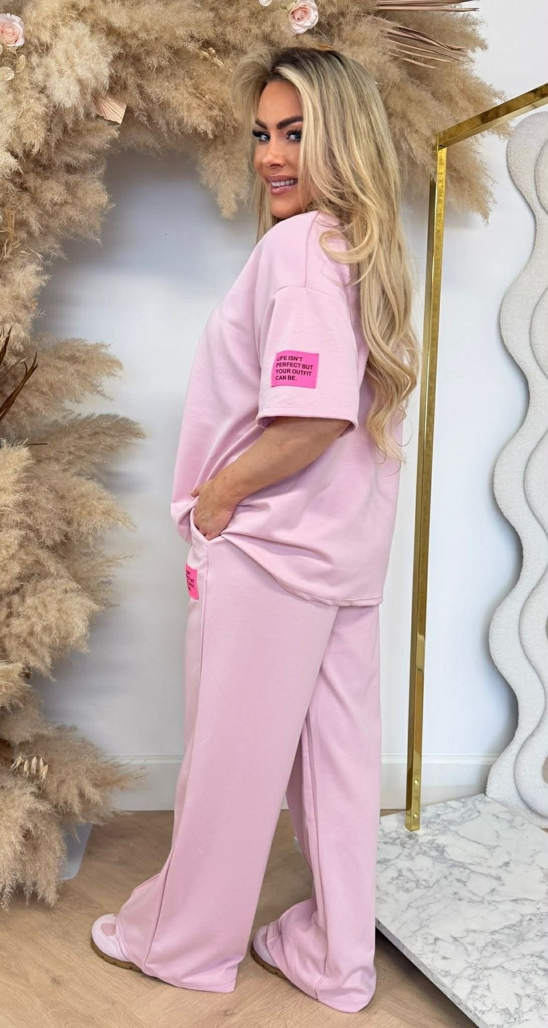 SET EMBLEMES LONGS VIRAL ROSE PALE