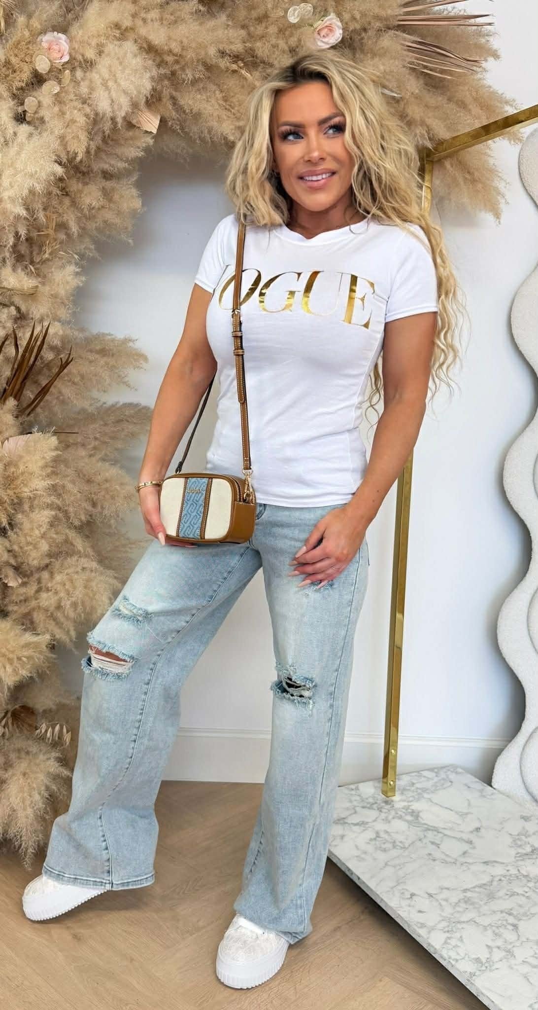 VOGUE T-SHIRT BASIQUE BLANC