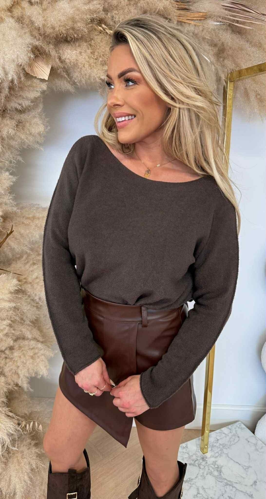 ZOE SOFT TOP CHOCO