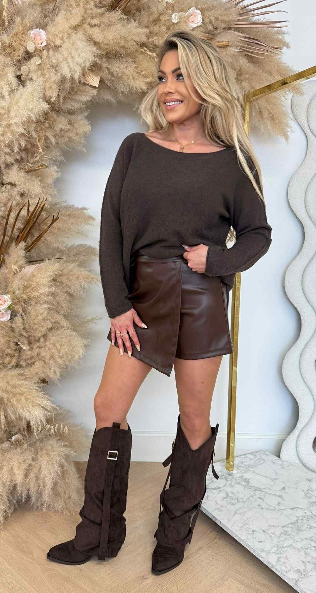 ZOE SOFT TOP CHOCO