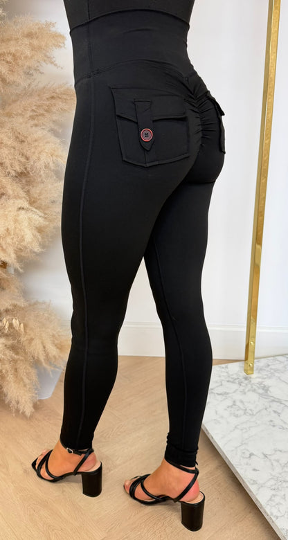 PUSH UP LEGGING 20191 BLACK
