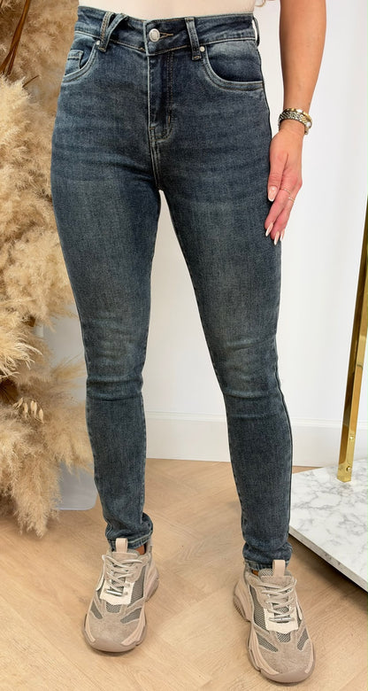 MISS SLIM FIT JEANS 5392-1 DARKDENIM