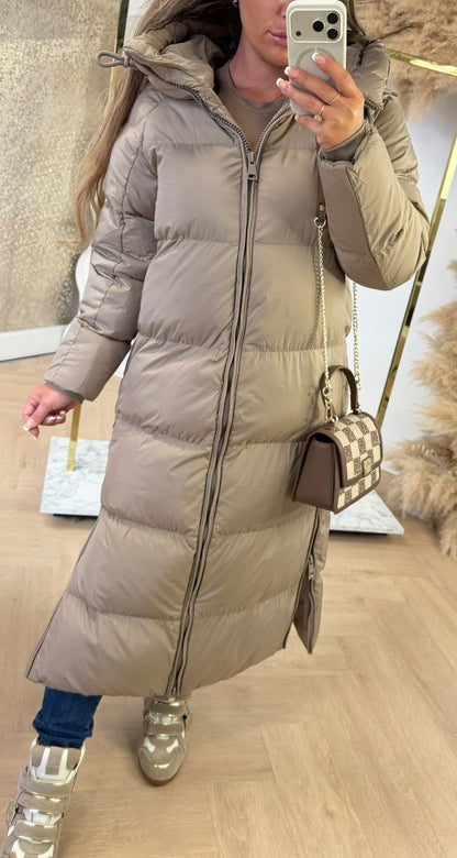 PARIS PUFFER WINTERJACKET 7633 TAUPE