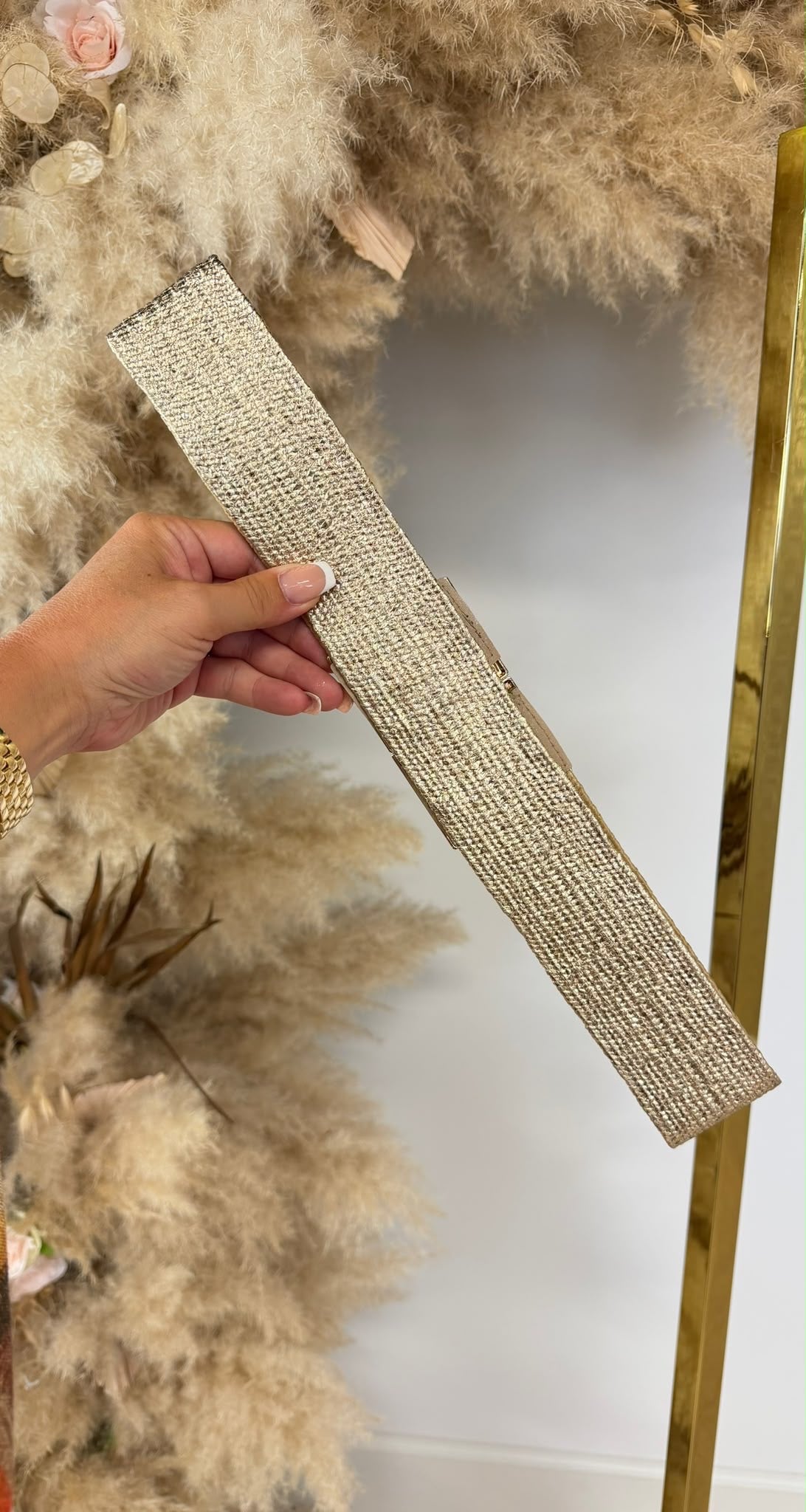 CIRCEL BIG BELT GOLD