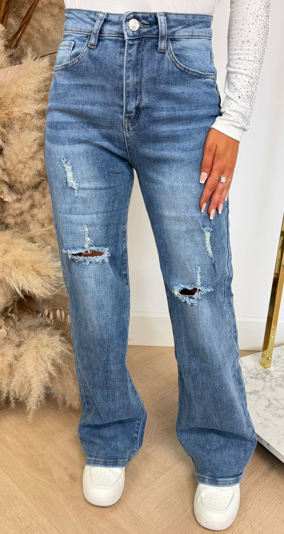 STRAIGHT FIT JEANS 989 DENIMBLUE