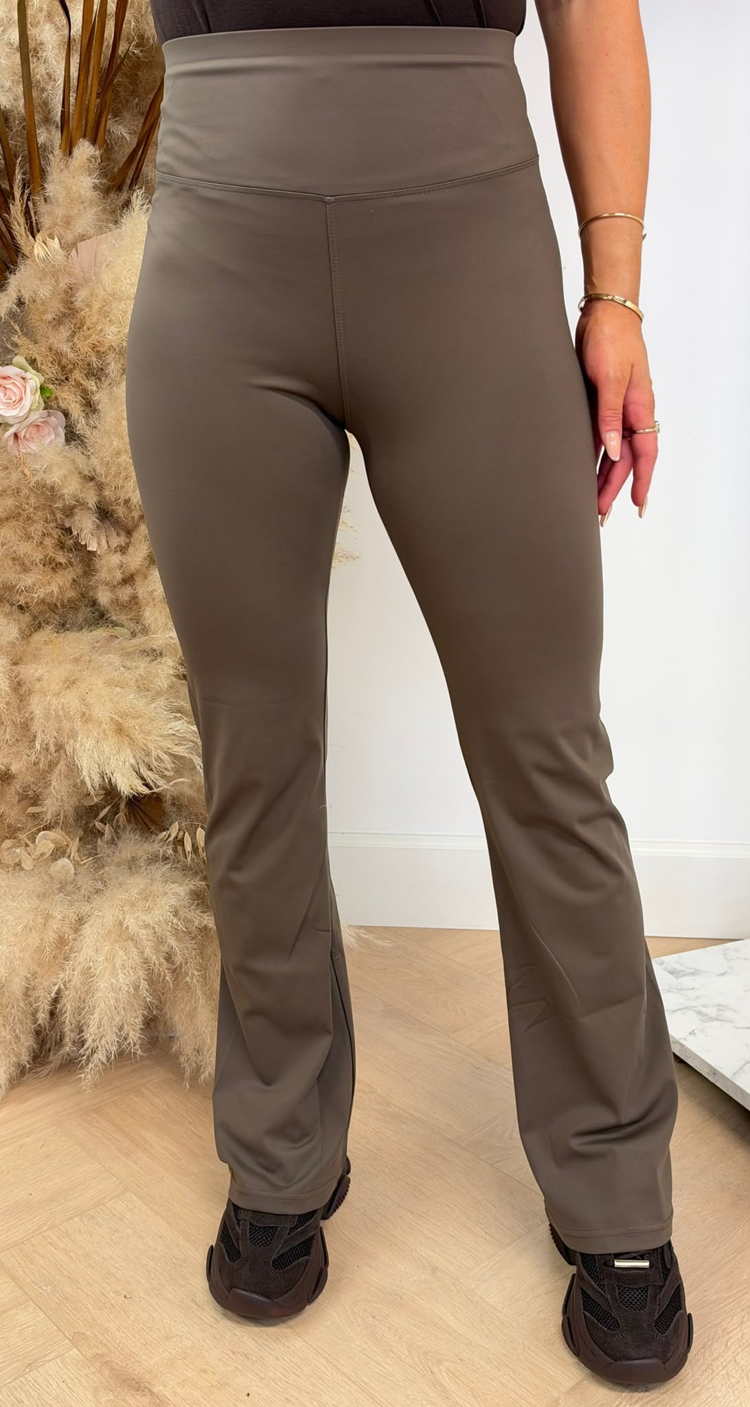 MY STYLE FLAIR LEGGING H07 COFFEE