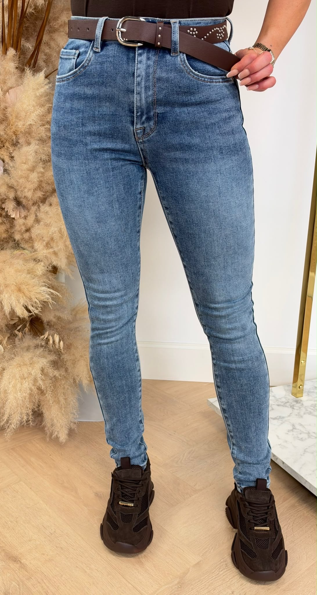 SKINNY + RIEM 5377-50 DENIMBLUE