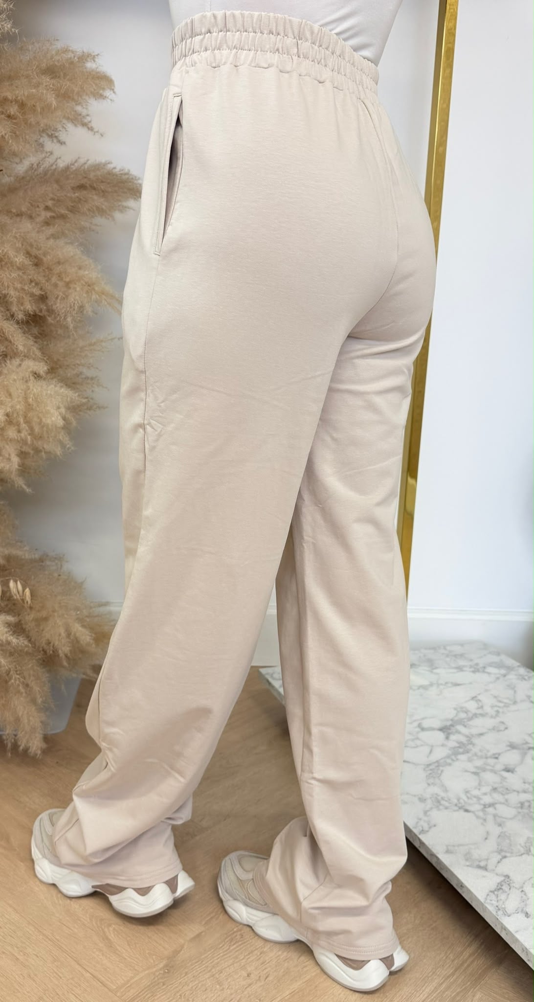 BY SWAN STRAIGHT LEG JOGGER 6169 BEIGE
