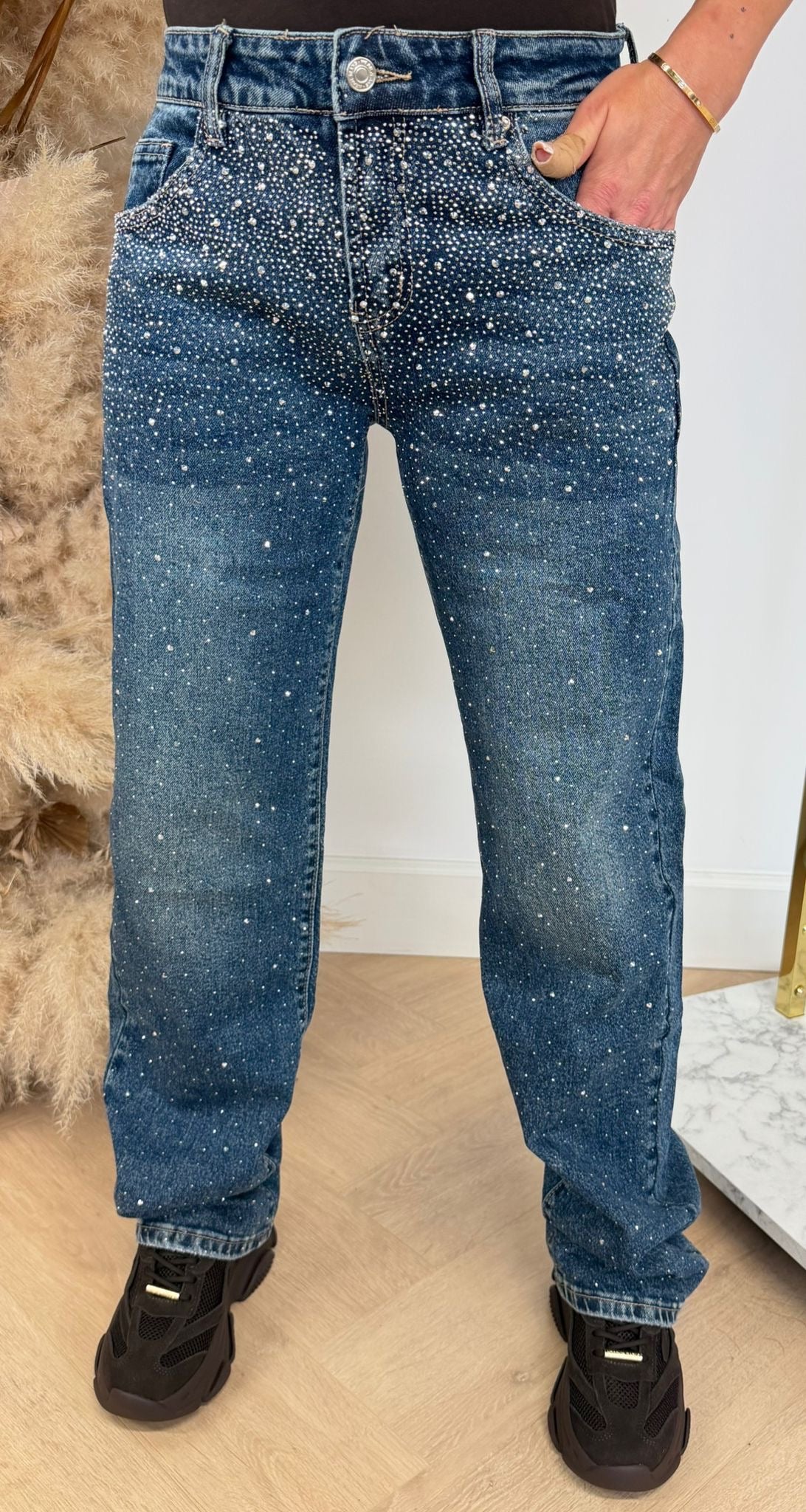 DENIM COLLECTION SPARKLE JEANS 169 DARKBLUE