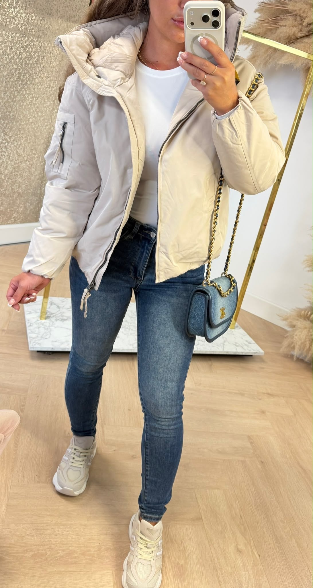 JUMPER WINTERJACKET 2112-6 BEIGE