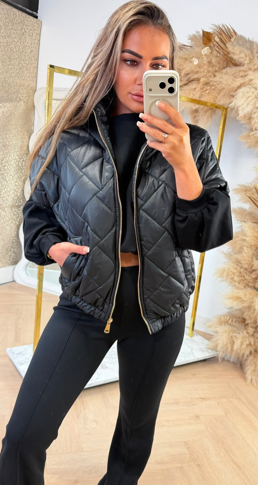 FASHION BODYWARMER BLACK