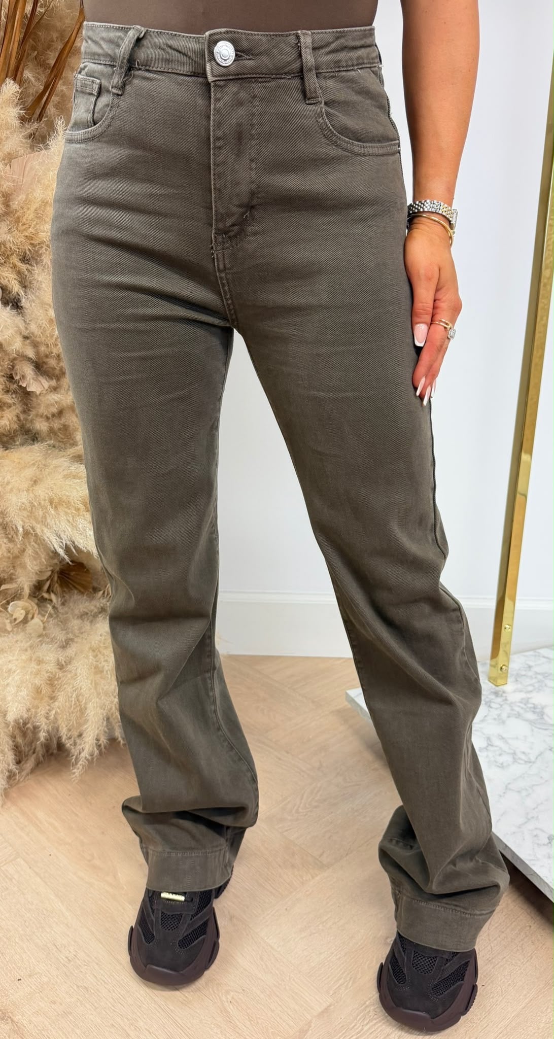 POCKET SPARKLE JEANS 16161ZI3 CHOCO