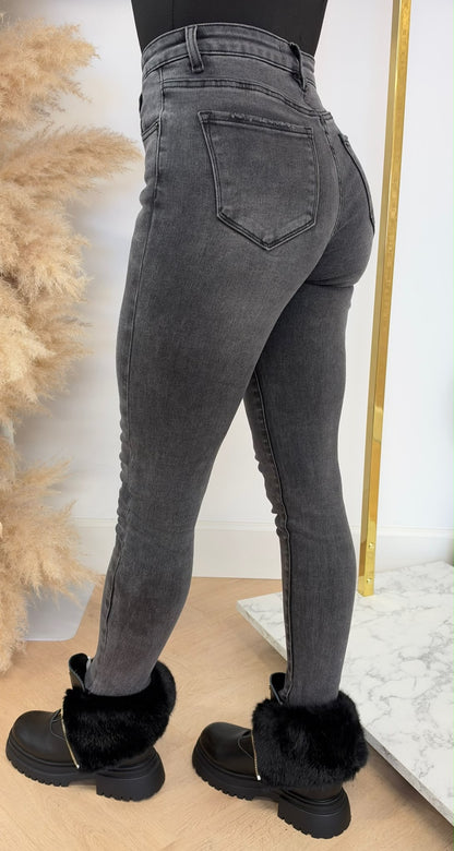 SKINNY JEANS 5377-56 DARKGREY