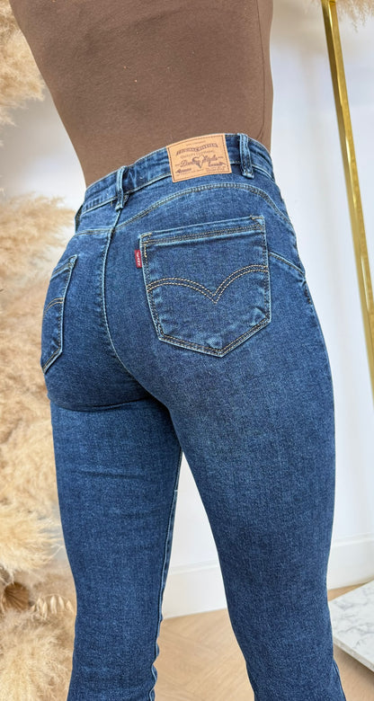 DENIM LOOK SKINNY JEANS 6305Q DARKBLUE