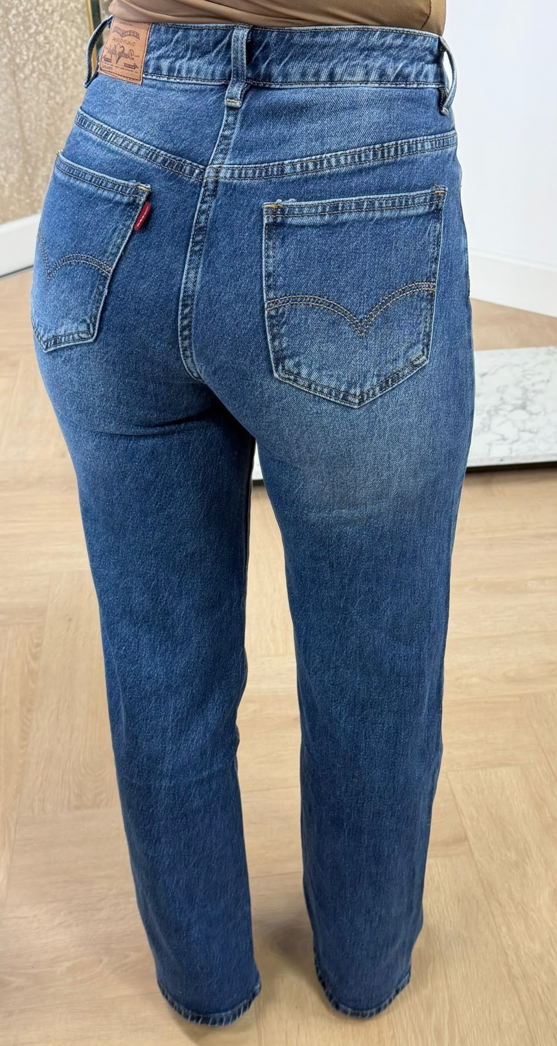 WIDE LEG LEVI JEANS 6097 DENIMBLUE