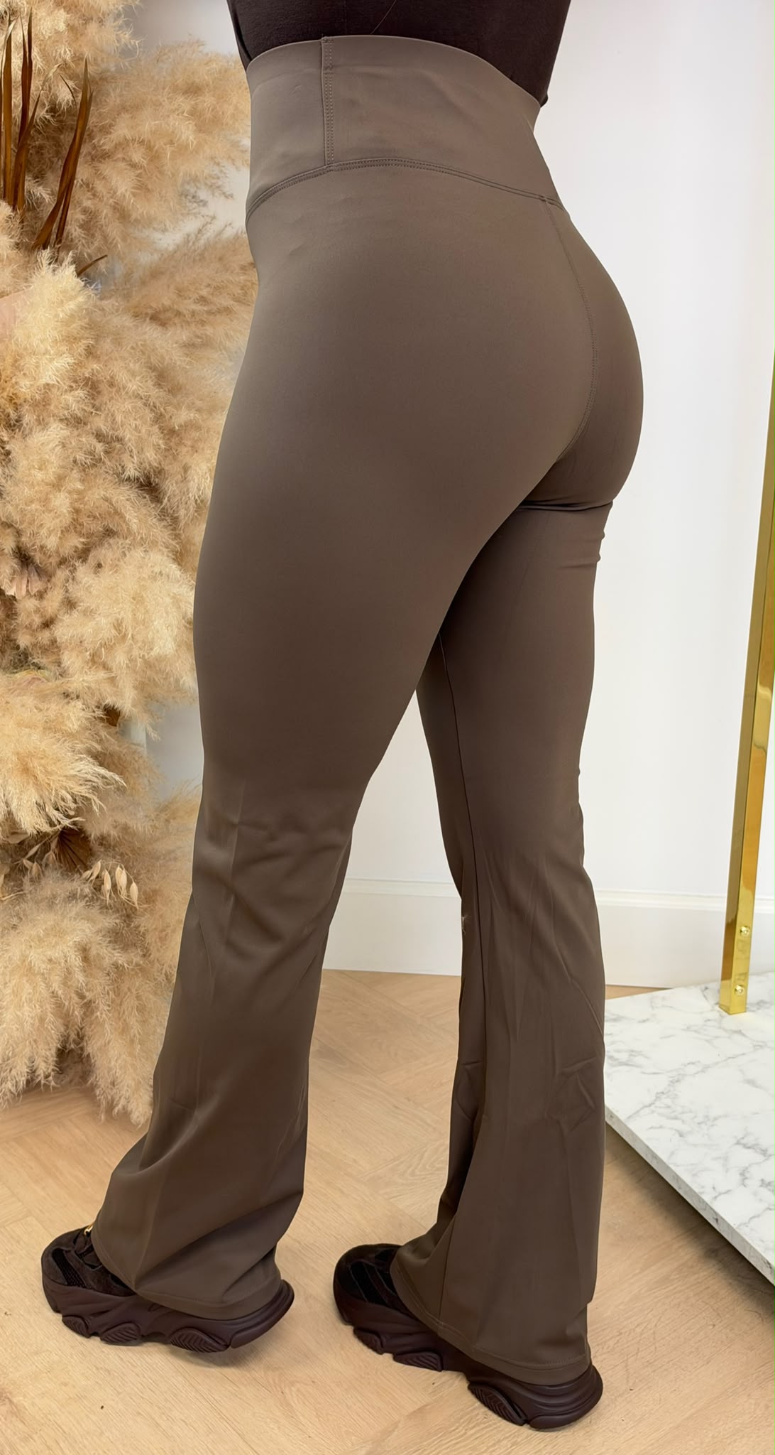 MY STYLE FLAIR LEGGING H07 COFFEE