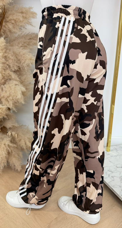 ARMY JOGGER PANTS BROWN