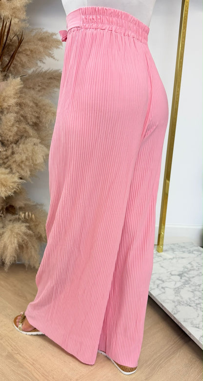 PLISSE KNOOP PANTS 5028 LIGHTPINK
