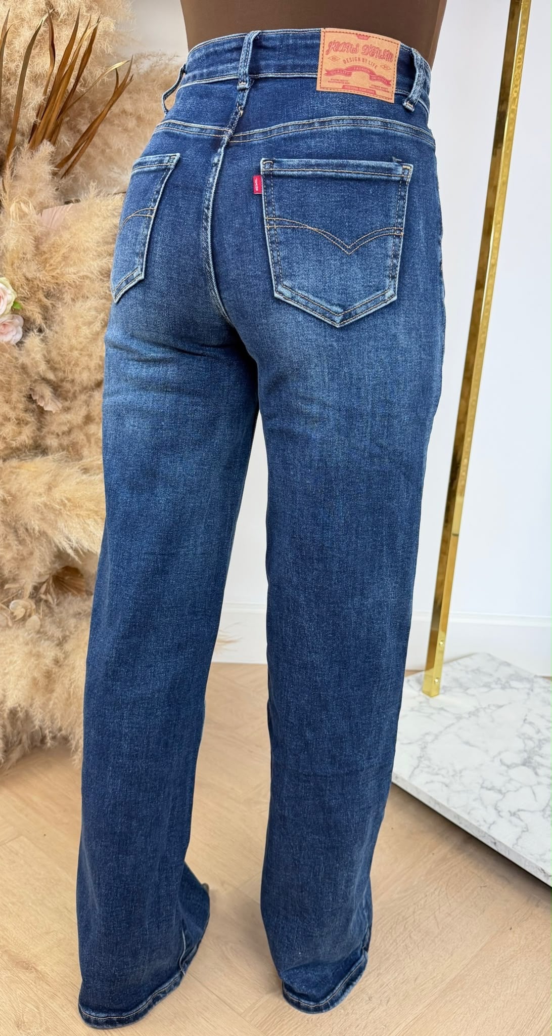LEV WIDE LEG BASIC JEANS 1996 DARKDENIMBLUE