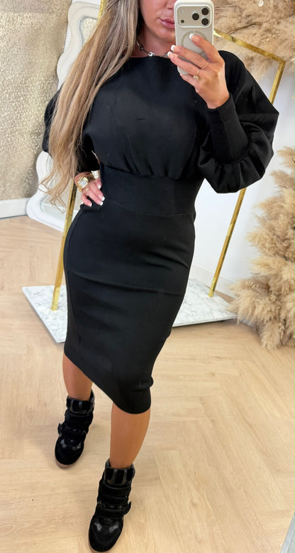 BOORDY STRETCH DRESS 7050 BLACK