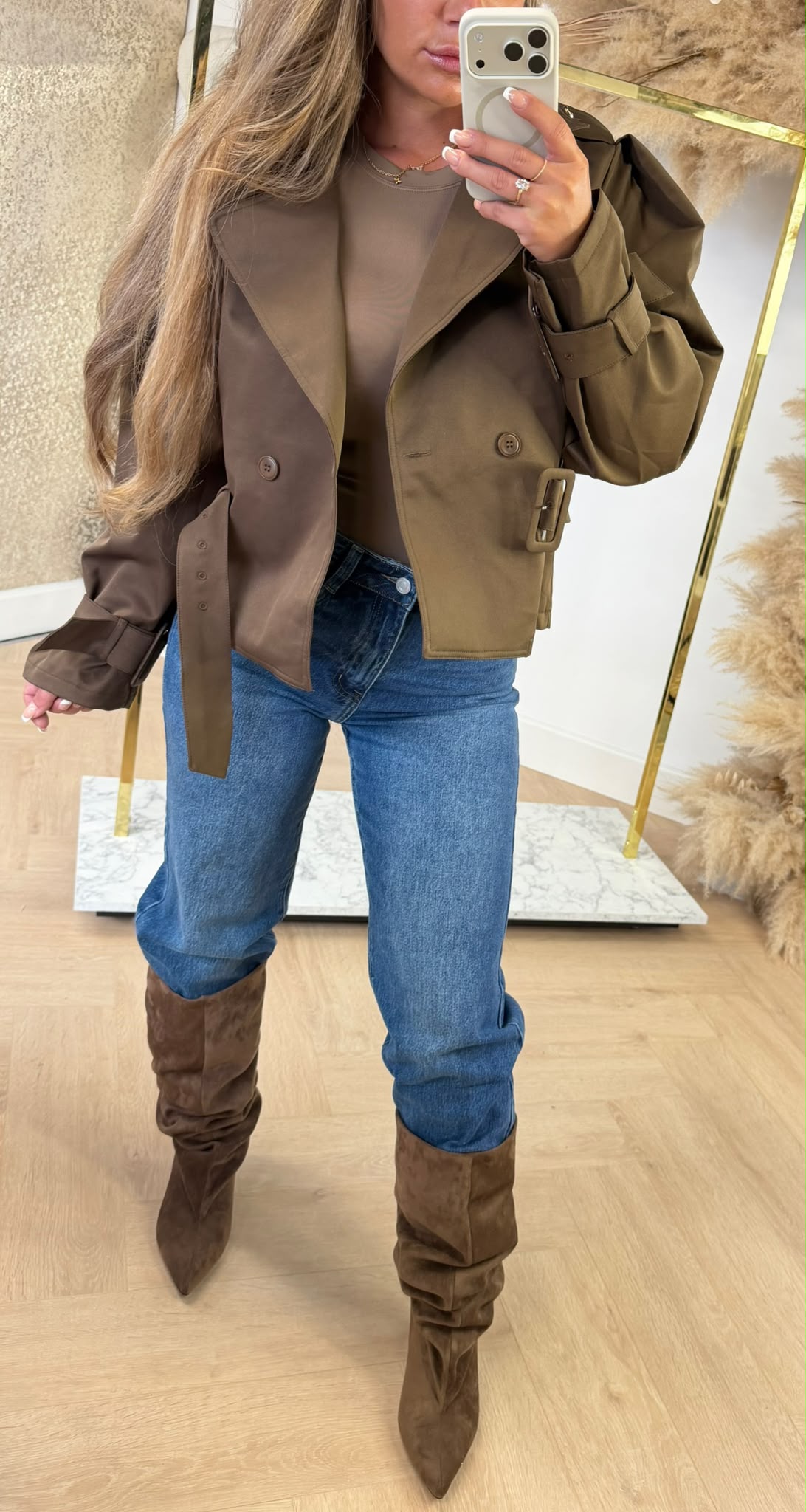 TRENCH COAT 695601 COFFEE