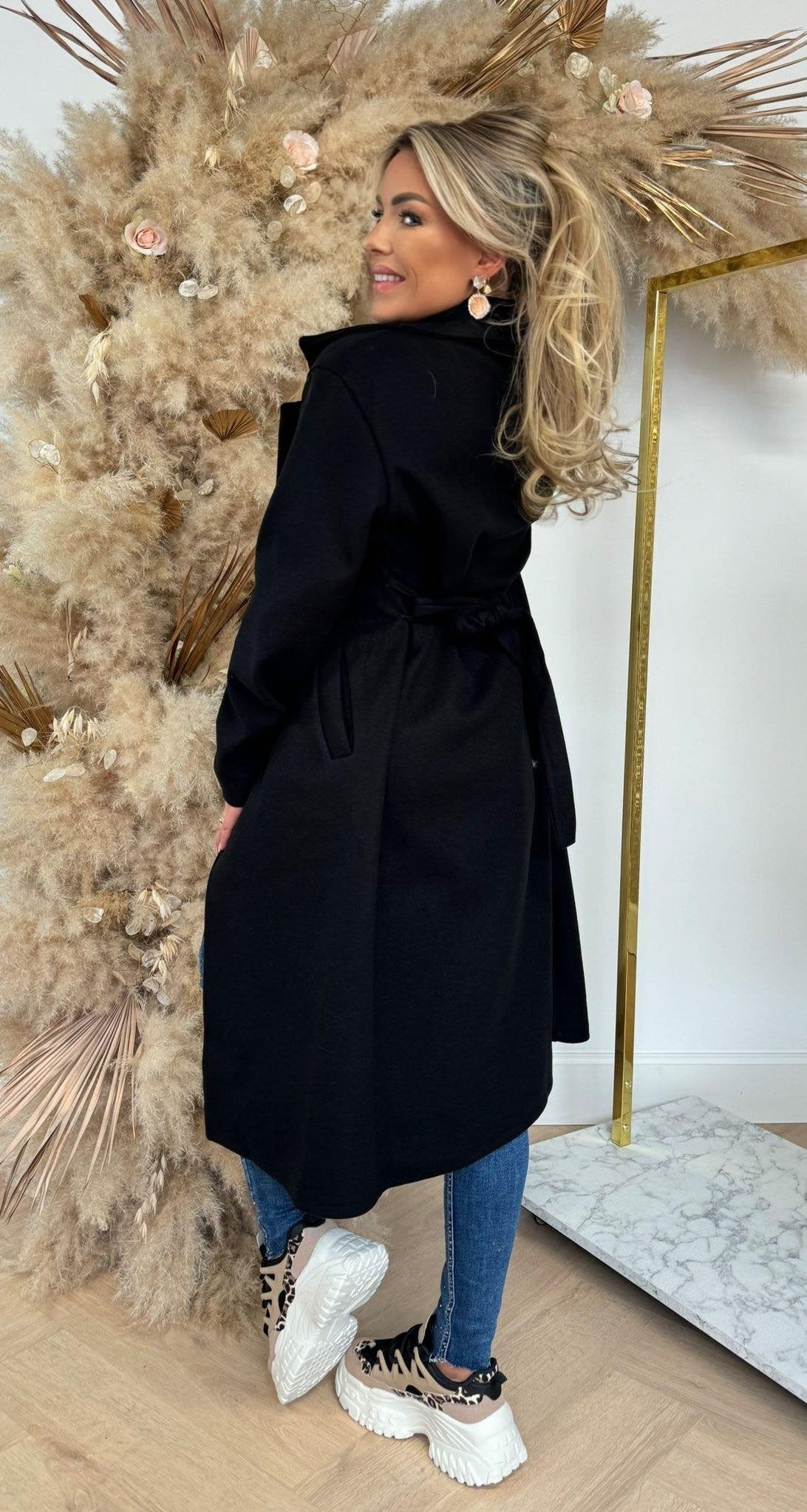 KARDASHIAN COAT SCHWARZ