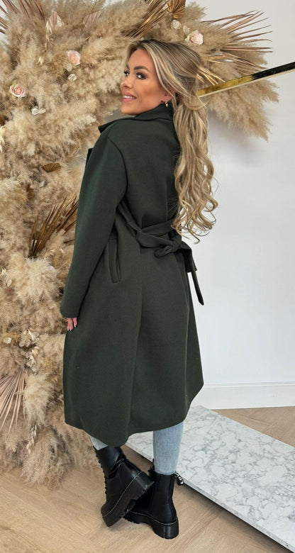 KARDASHIAN COAT ARMYGREEN