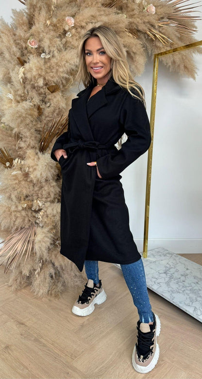 KARDASHIAN COAT SCHWARZ