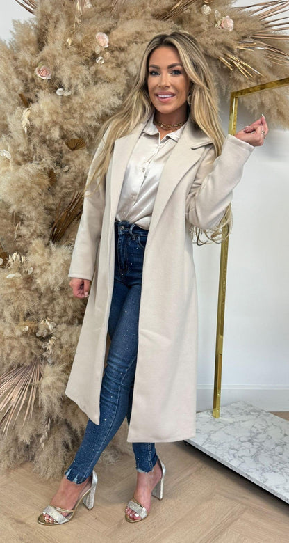 KARDASHIAN COAT LIGHTBEIGE