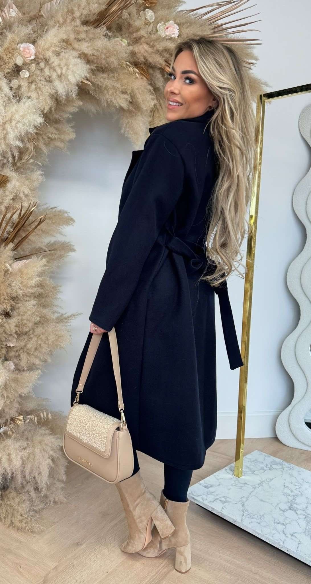 KARDASHIAN COAT NAVY