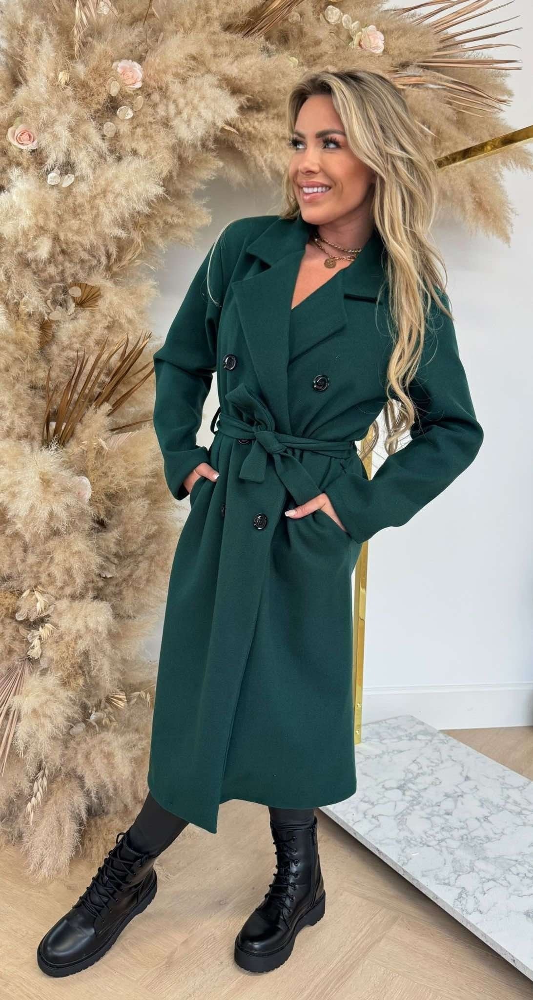 TRENCH COAT VERT GOÛT