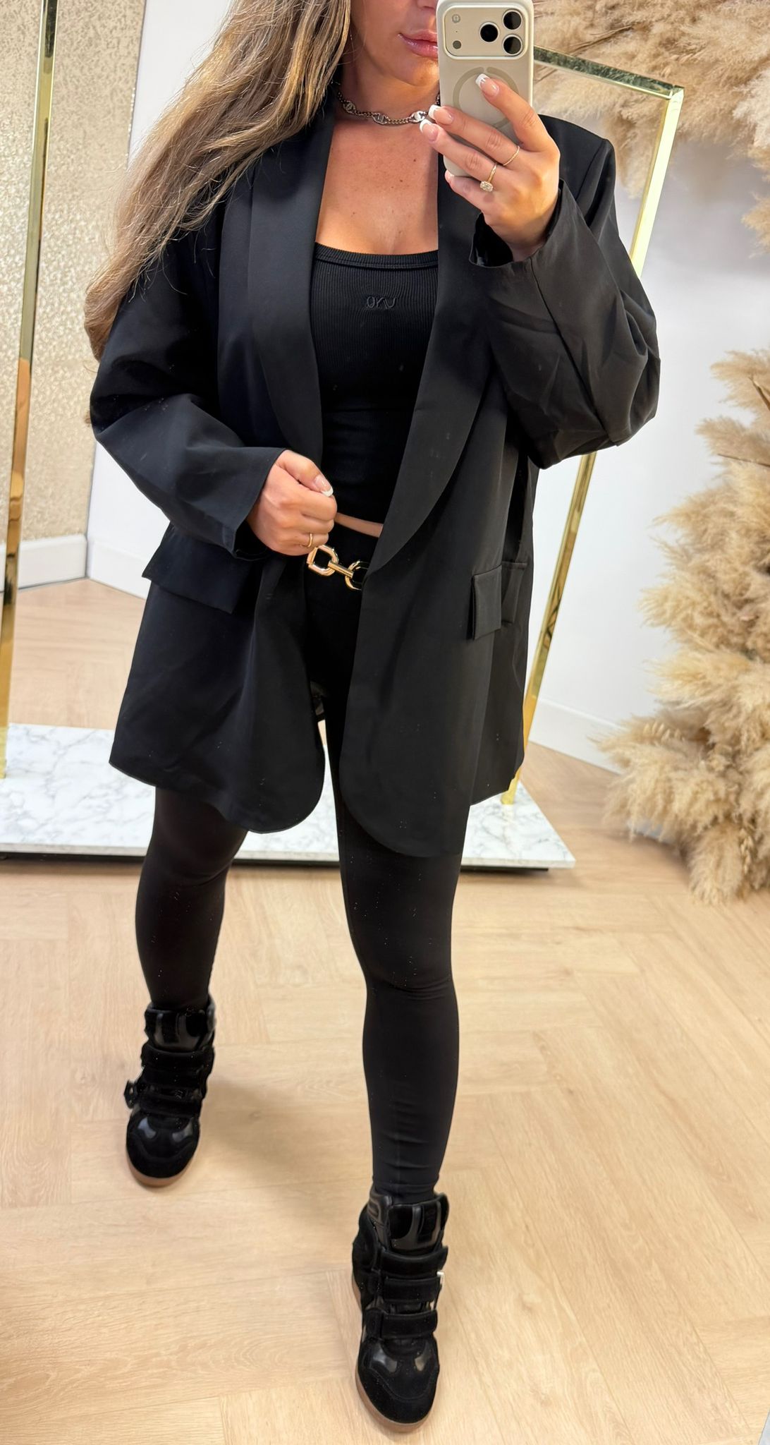 NEW BASIC BLAZER BLACK