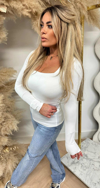MUSTHAVE BASIC TRAVEL TOP 9066 BLANC