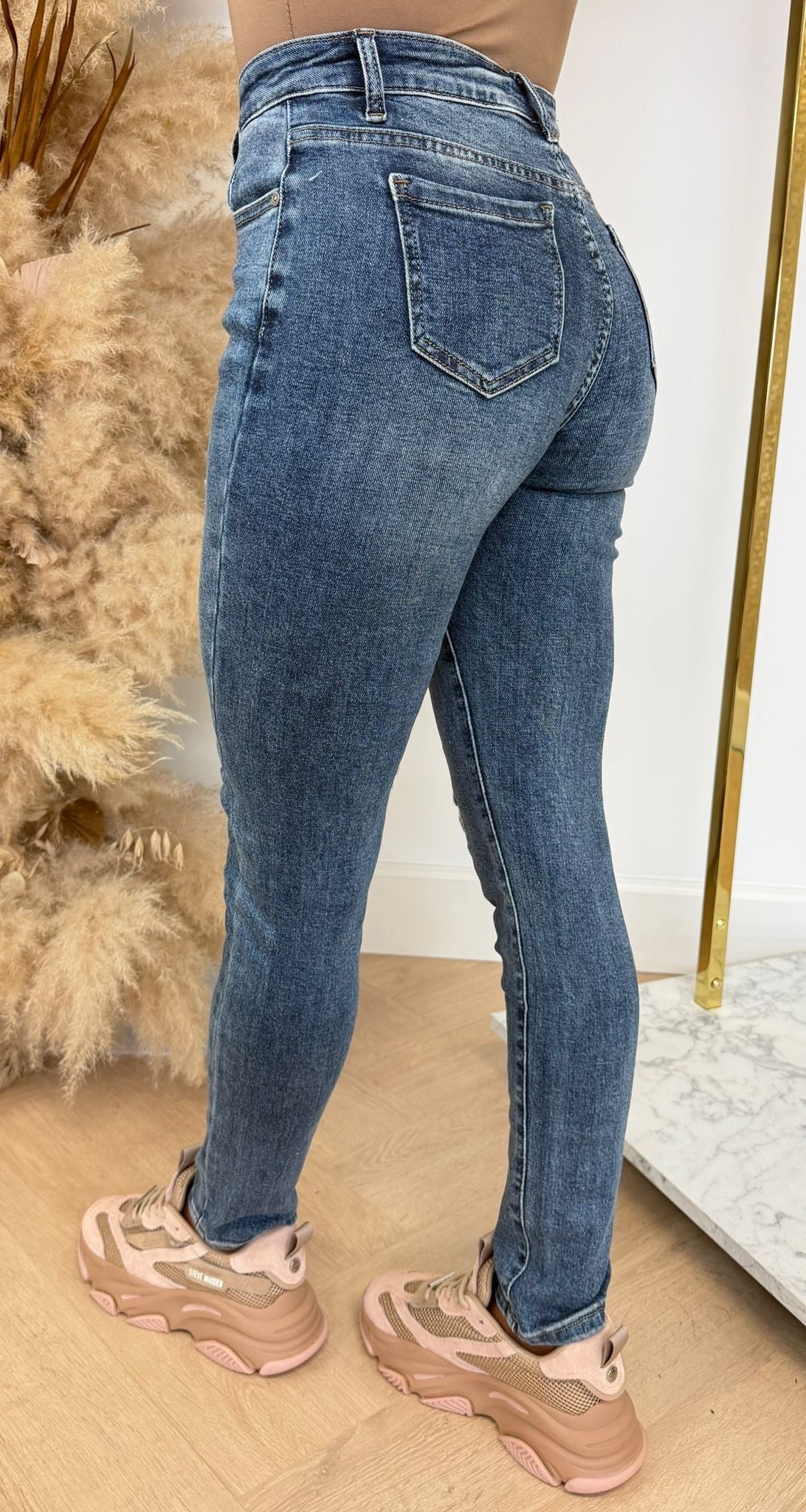 SUPER STRETCH SLIM JEANS 8739-2 DENIMBLUE