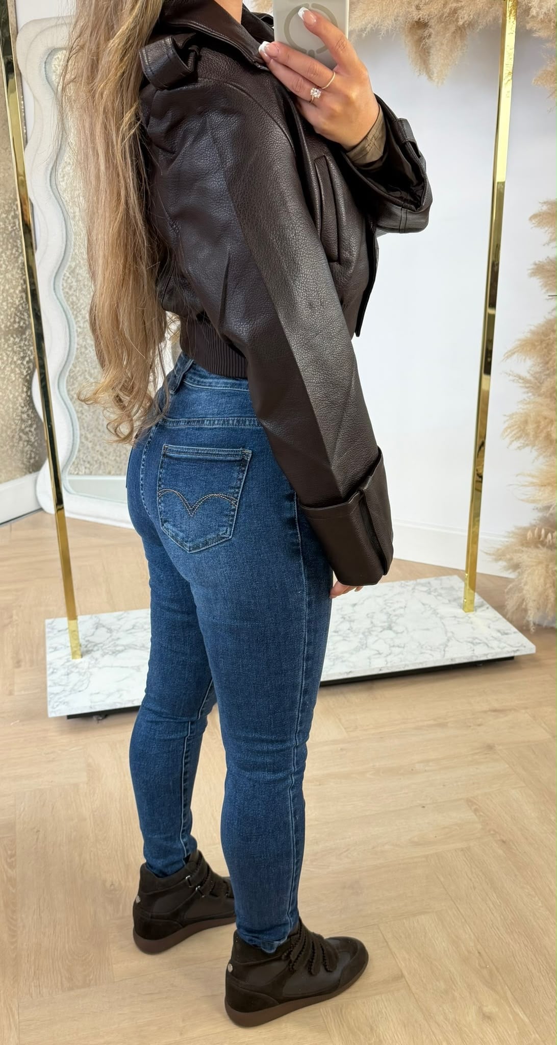 OMSLAG BOORD JACKET 800 COFFEE
