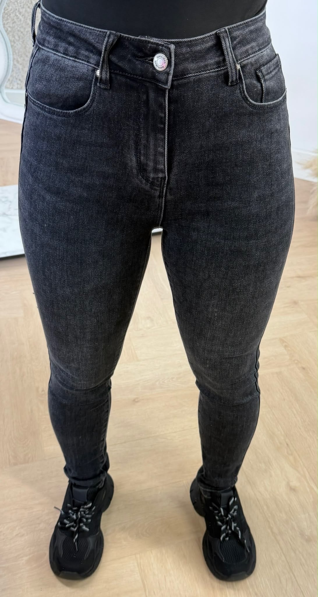 HIGH WAIST PUSH UP SKINN7 5321-8 DARKGREY