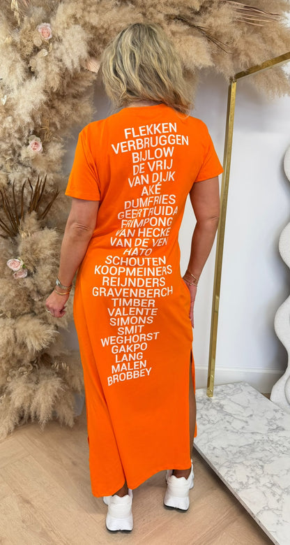 WK DRESS ORANGE