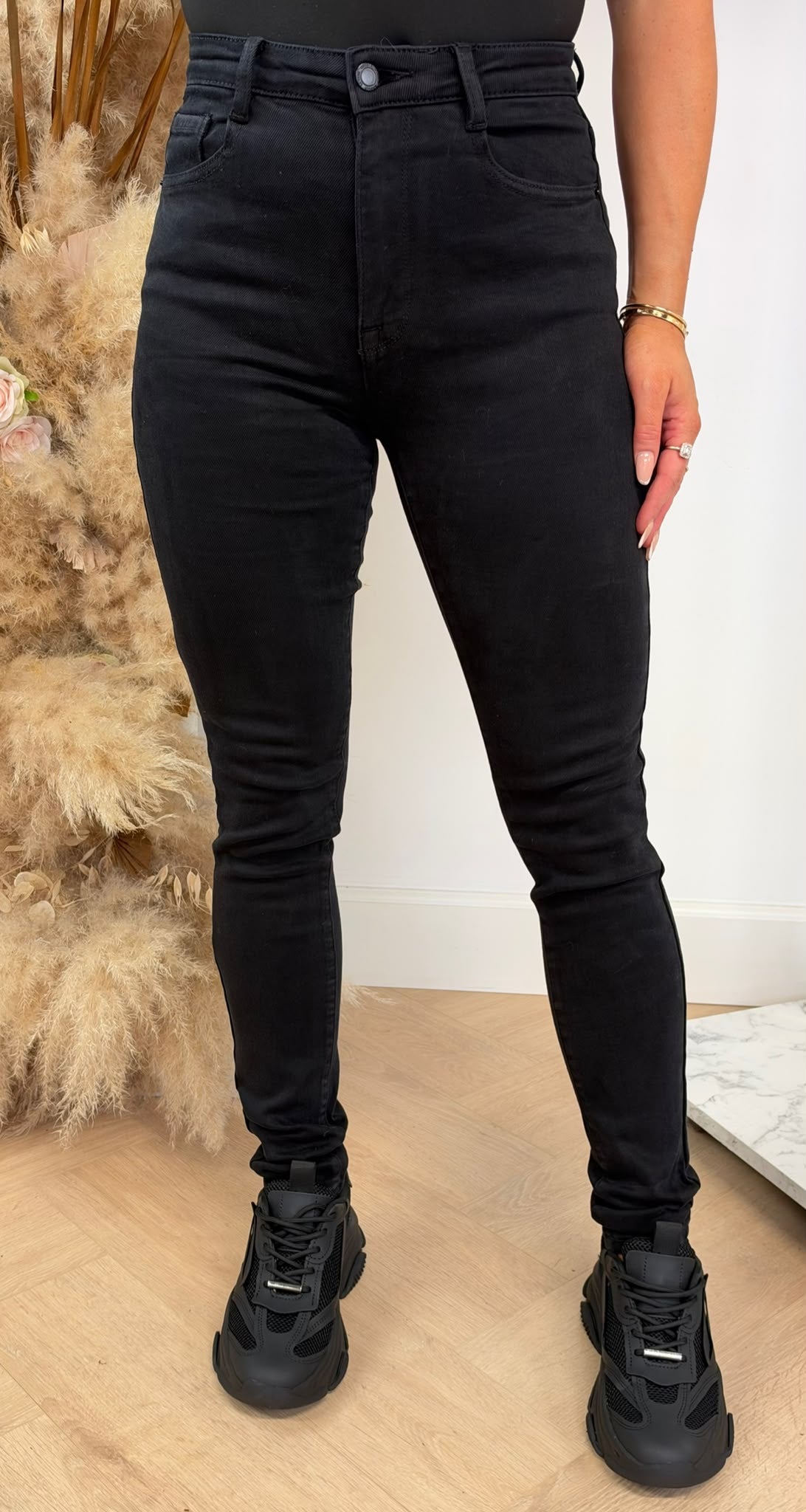 BASIC SKINNY JEANS 5397-17 BLACK