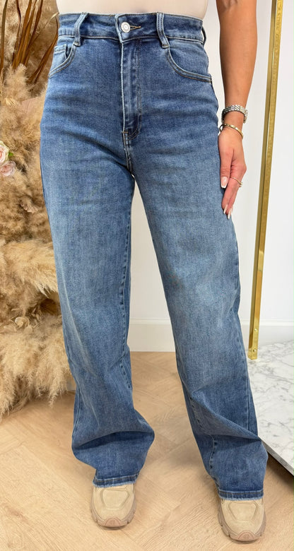 DAD FIT STRETCH JEANS 6265-2 BLUE