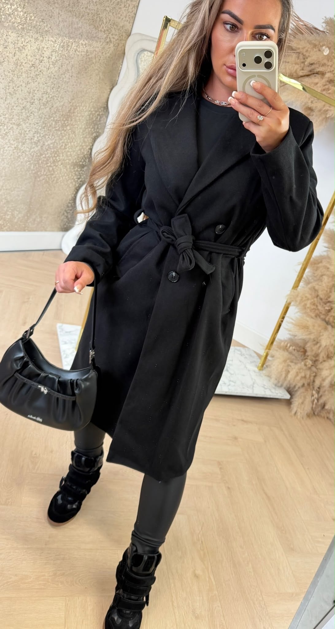 NEW TRENCH COAT BLACK