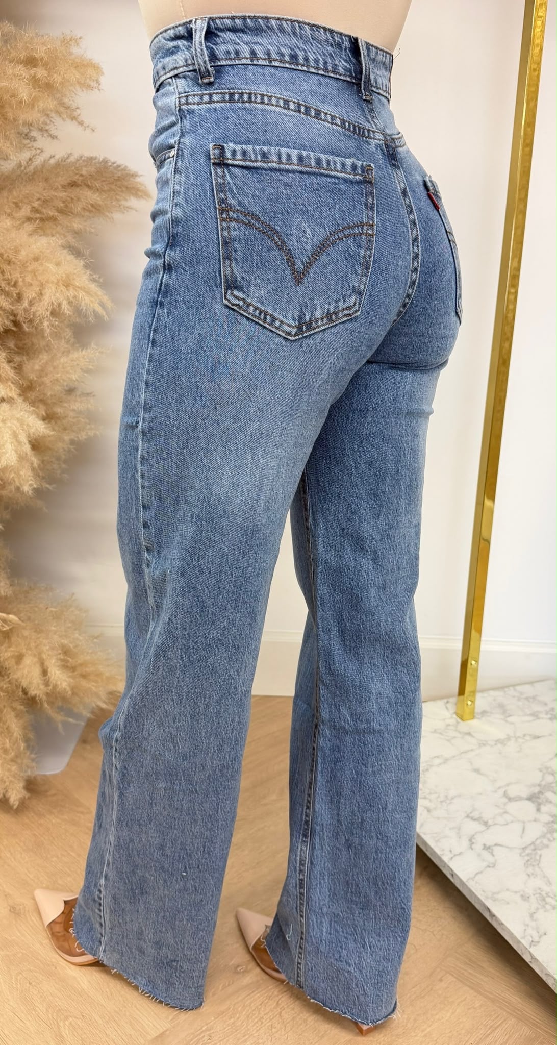 LEVI WIDE LEG JEANS 2272 DENIMBLUE