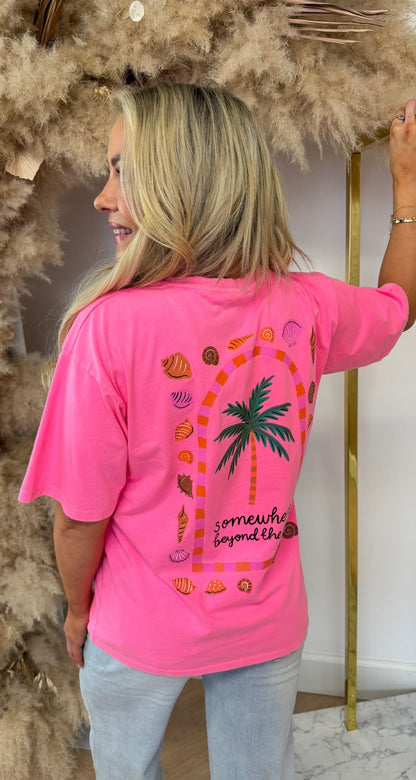 SHELL T-SHIRT 6030-452 NEONPINK