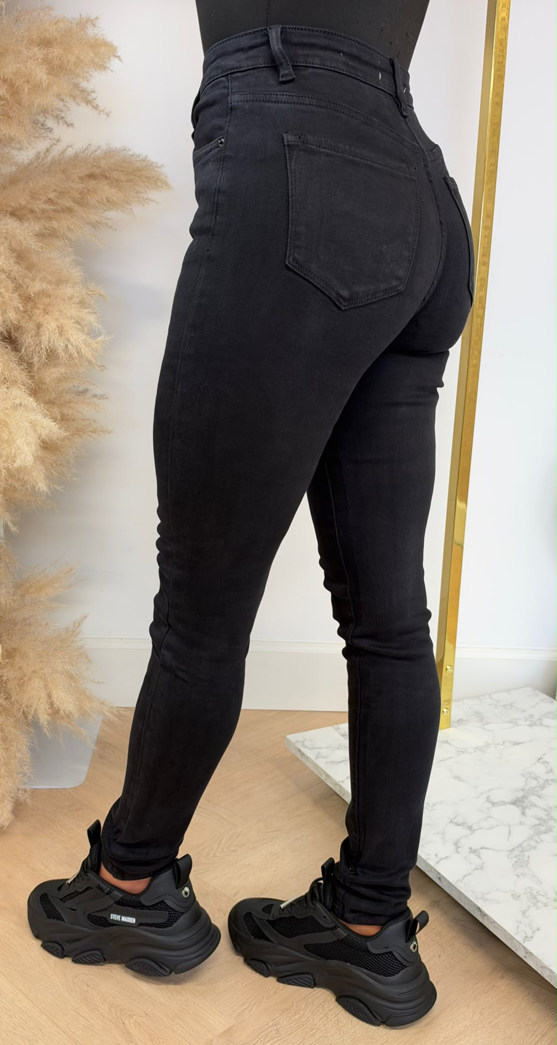BASIC SKINNY JEANS 5397-17 BLACK