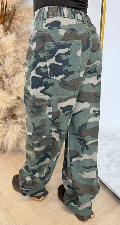 BALLOON FIT ARMY JEANS 12259 ARMYGREEN