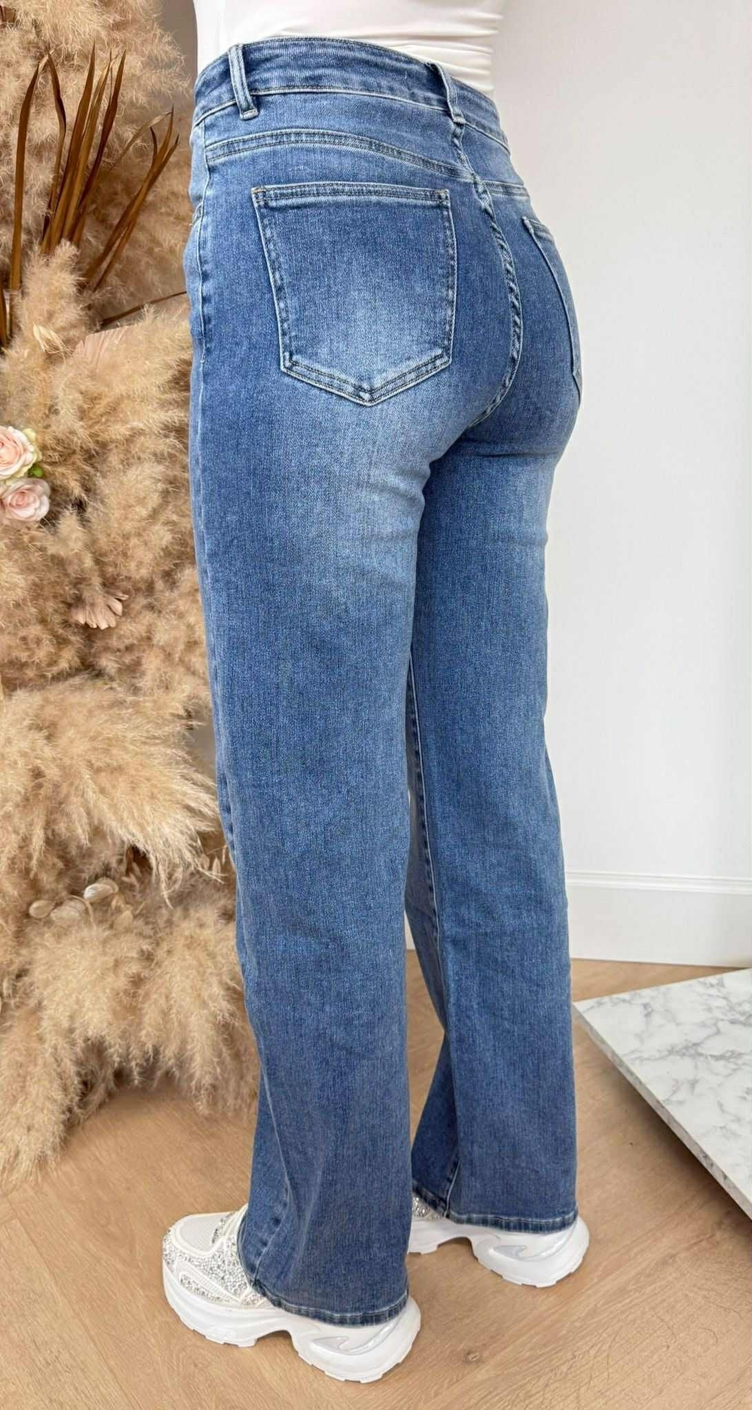JEANS LARGE 6563-1 DENIM BLEU