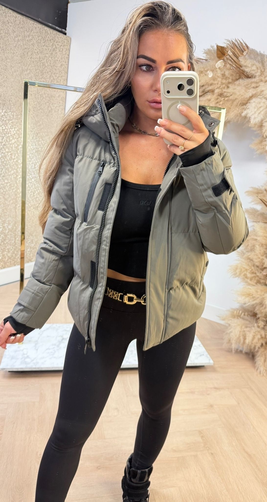 PUFFER MUSTHAVE JACKET 7588 TAUPE